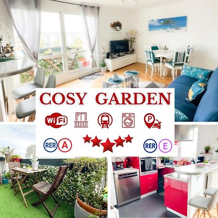 - Le Cosy Garden - Proche Rer A Et E - Paris Disney - Parking Et Wifi Gratuit ! Family Special Offer 马恩河畔的尚格尼 外观 照片